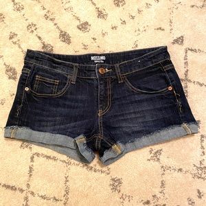 Cuffed hem denim short. Fits like a size 4.